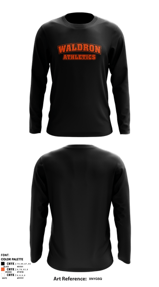 Long Sleeve Performance Shirt, Waldron High School Track, Track & Field, Teamtime, Team time, sublimation, custom sports apparel, team uniforms, spirit wear, spiritwear, sports uniforms, custom shirts, team store, custom team store, fundraiser sports, apparel fundraiser