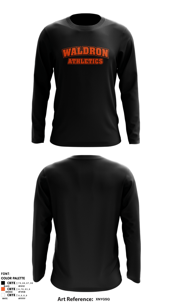 Long Sleeve Performance Shirt, Waldron High School Track, Track & Field, Teamtime, Team time, sublimation, custom sports apparel, team uniforms, spirit wear, spiritwear, sports uniforms, custom shirts, team store, custom team store, fundraiser sports, apparel fundraiser