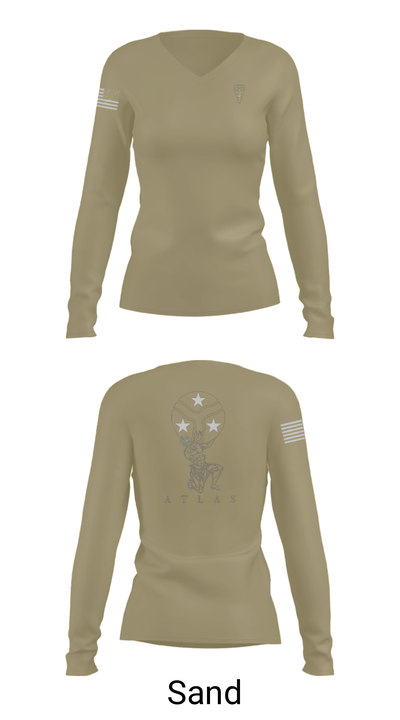 Bastard PLT 55747802 Women's Long Sleeve V-neck Shirt - 42
