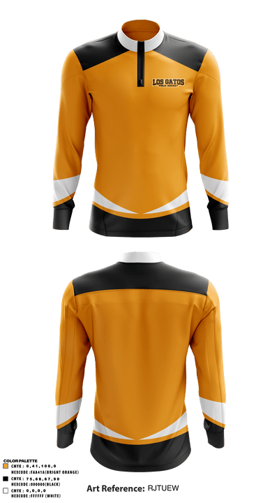 Los Gatos High School Field Hockey 91906499 Quarter Zip Jacket - 2