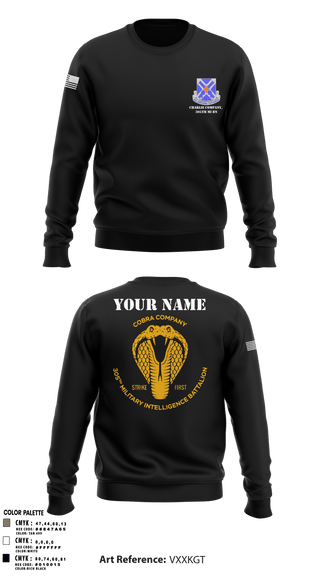 Crew Neck Sweatshirt, Charlie Company, 305th MI BN, , Teamtime, Team time, sublimation, custom sports apparel, team uniforms, spirit wear, spiritwear, sports uniforms, custom shirts, team store, custom team store, fundraiser sports, apparel fundraiser