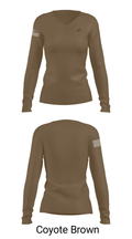 B Co 2-1 SFG(A) 83464098 Women's Long Sleeve V-neck Shirt - 15