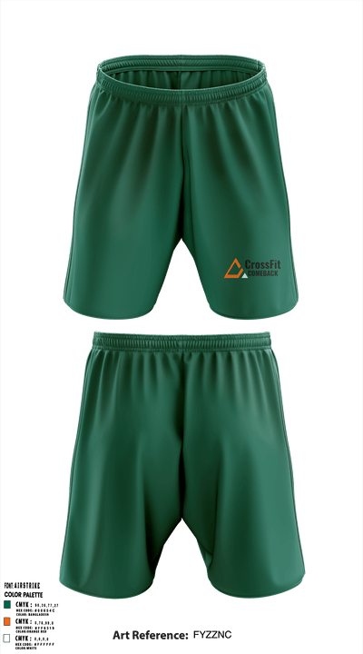 Crossfit ComebackCrossfit Comeback 28703424 Athletic Shorts With Pockets - 1