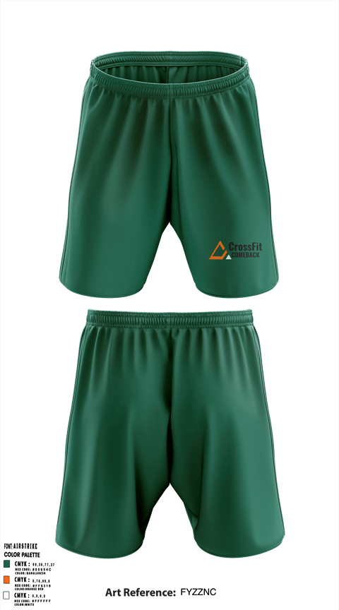 Athletic Shorts With Pockets, Crossfit ComebackCrossfit Comeback, , Teamtime, Team time, sublimation, custom sports apparel, team uniforms, spirit wear, spiritwear, sports uniforms, custom shirts, team store, custom team store, fundraiser sports, apparel fundraiser