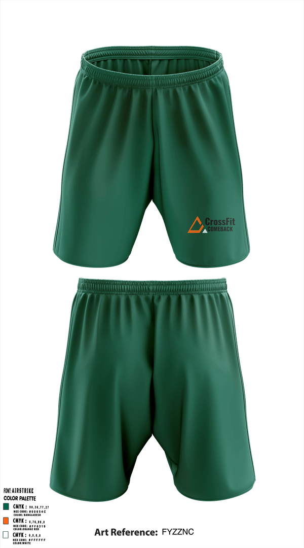 Athletic Shorts With Pockets, Crossfit ComebackCrossfit Comeback, , Teamtime, Team time, sublimation, custom sports apparel, team uniforms, spirit wear, spiritwear, sports uniforms, custom shirts, team store, custom team store, fundraiser sports, apparel fundraiser