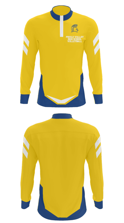 Pinole Valley High School Volleyball 78592291 Quarter Zip Jacket - 11