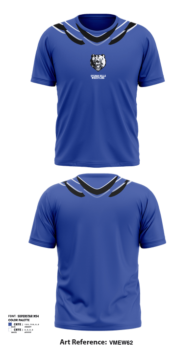 Sylvan Hills High School Wrestling 34797406 Short Sleeve Rash Guard Shirt - 3