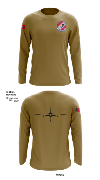 Long Sleeve Performance Shirt, 151st Air Refueling Squadron, Air Force, Teamtime, Team time, sublimation, custom sports apparel, team uniforms, spirit wear, spiritwear, sports uniforms, custom shirts, team store, custom team store, fundraiser sports, apparel fundraiser