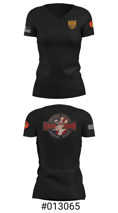 Colorguard 93343371 Women's Short Sleeve V-neck Shirt - 18