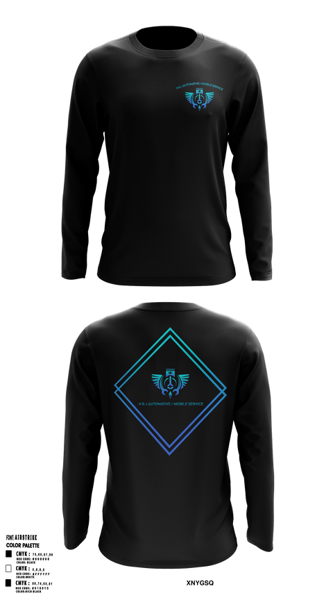 Long Sleeve Performance Shirt, H & J Automotive / Mobile service, , Teamtime, Team time, sublimation, custom sports apparel, team uniforms, spirit wear, spiritwear, sports uniforms, custom shirts, team store, custom team store, fundraiser sports, apparel fundraiser