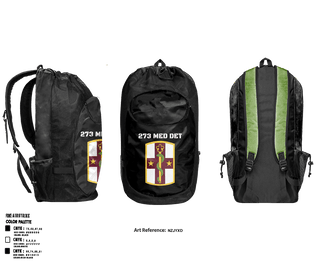 Gear Bag, 273 Med Det, Army, Teamtime, Team time, sublimation, custom sports apparel, team uniforms, spirit wear, spiritwear, sports uniforms, custom shirts, team store, custom team store, fundraiser sports, apparel fundraiser