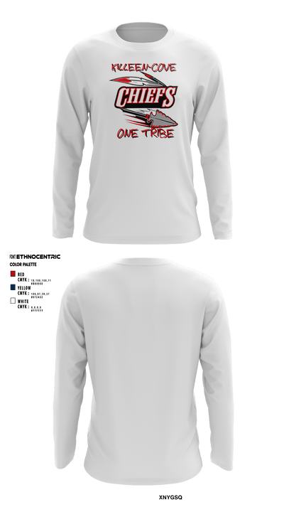Copperas Chiefs 93621258 Long Sleeve Performance Shirt - 5