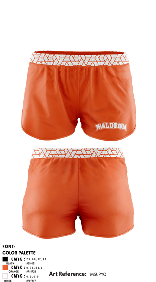 Track Shorts, Waldron High School Track, Track & Field, Teamtime, Team time, sublimation, custom sports apparel, team uniforms, spirit wear, spiritwear, sports uniforms, custom shirts, team store, custom team store, fundraiser sports, apparel fundraiser