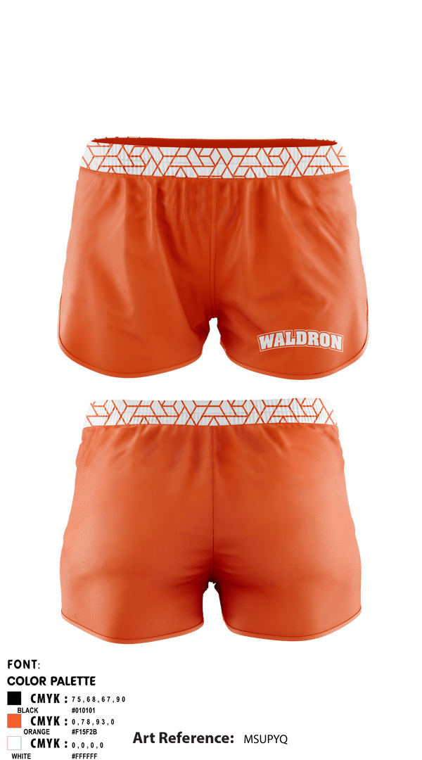 Track Shorts, Waldron High School Track, Track & Field, Teamtime, Team time, sublimation, custom sports apparel, team uniforms, spirit wear, spiritwear, sports uniforms, custom shirts, team store, custom team store, fundraiser sports, apparel fundraiser