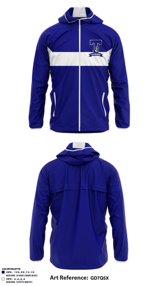 Windbreaker, Tulelake High School, Spirit Store, Teamtime, Team time, sublimation, custom sports apparel, team uniforms, spirit wear, spiritwear, sports uniforms, custom shirts, team store, custom team store, fundraiser sports, apparel fundraiser