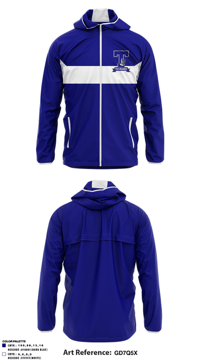 Tulelake High School 93178853 Windbreaker - 1
