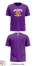 Bayfield High School Wolverine Wrestling 12563636 Old School Cotton Feel Shirt - 3