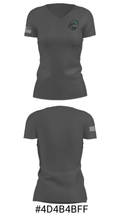 Prairie View High School Volleyball 69572607 Women's Short Sleeve V-neck Shirt - 24