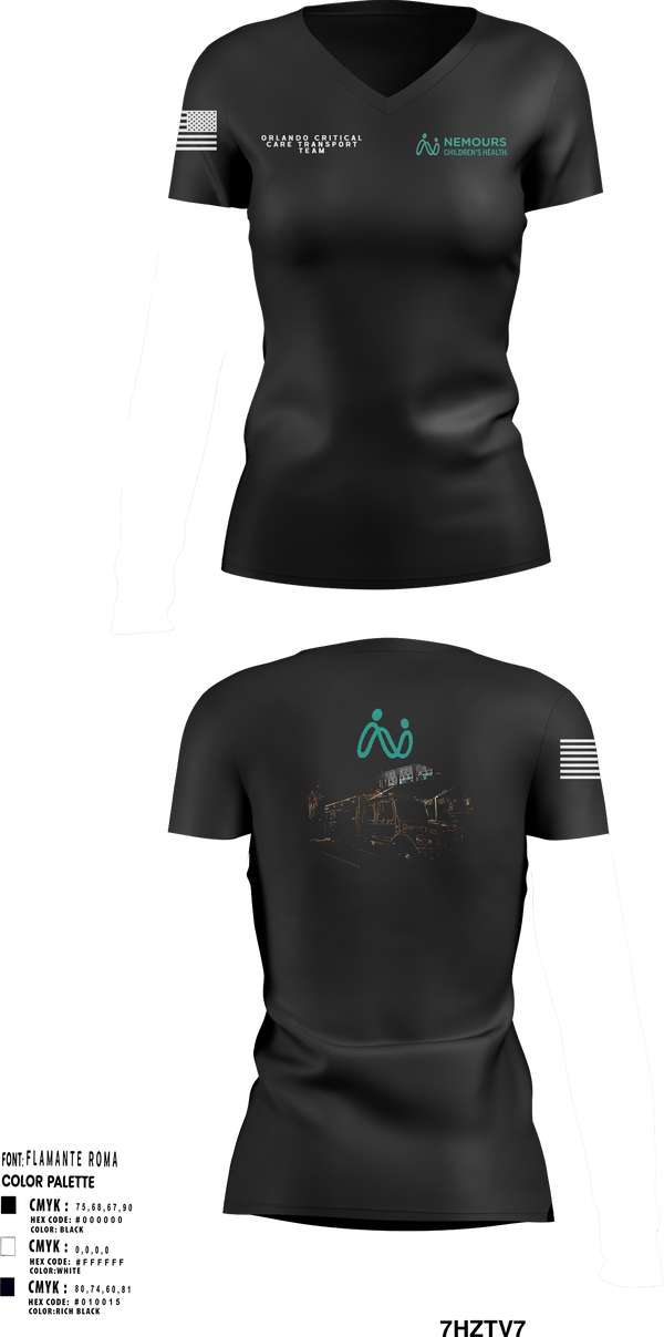Women's Short Sleeve Vneck Shirt, NEMOURS CHILDRENS HOSPITAL, , Teamtime, Team time, sublimation, custom sports apparel, team uniforms, spirit wear, spiritwear, sports uniforms, custom shirts, team store, custom team store, fundraiser sports, apparel fundraiser