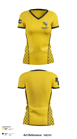 Women's Short Sleeve Vneck Shirt, East Central High School Basketball, Women's Basketball, Teamtime, Team time, sublimation, custom sports apparel, team uniforms, spirit wear, spiritwear, sports uniforms, custom shirts, team store, custom team store, fundraiser sports, apparel fundraiser