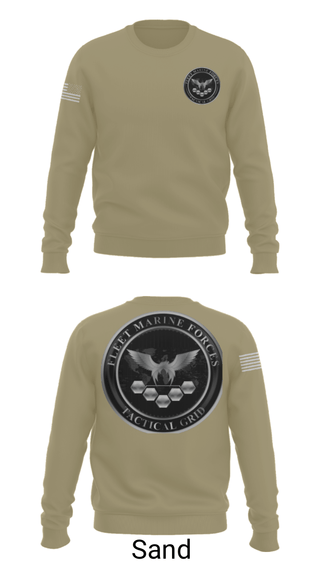 Crew Neck Sweatshirt, , Marines, Teamtime, Team time, sublimation, custom sports apparel, team uniforms, spirit wear, spiritwear, sports uniforms, custom shirts, team store, custom team store, fundraiser sports, apparel fundraiser