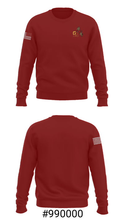 Governor Mifflin High School Basketball 45329340 Crew Neck Sweatshirt - 16