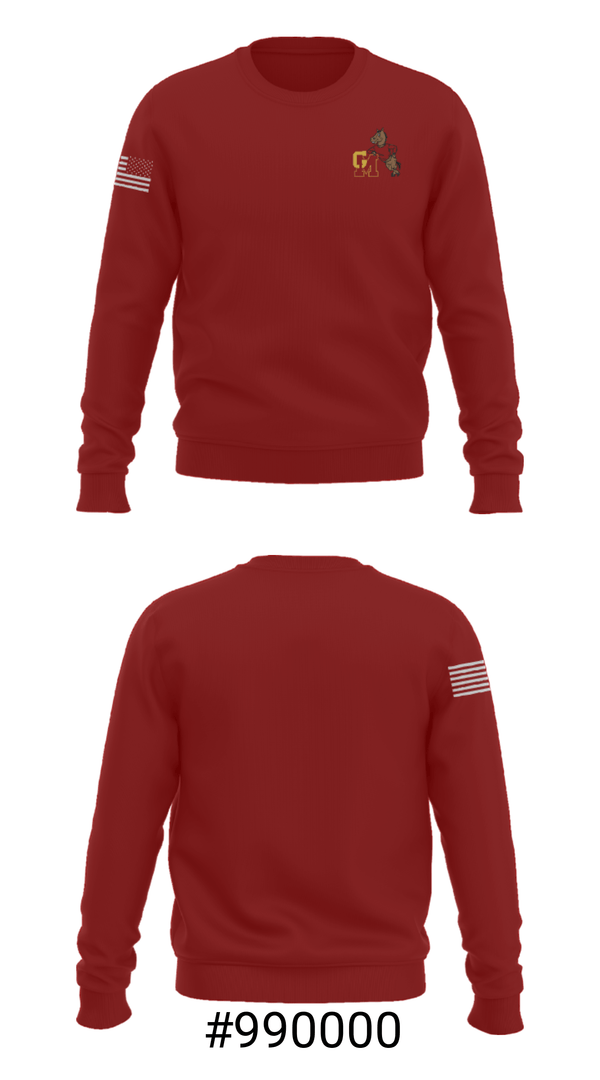 Crew Neck Sweatshirt, Governor Mifflin High School Basketball, Women's Basketball, Teamtime, Team time, sublimation, custom sports apparel, team uniforms, spirit wear, spiritwear, sports uniforms, custom shirts, team store, custom team store, fundraiser sports, apparel fundraiser