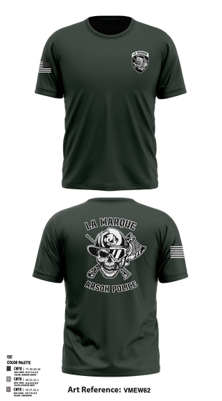 Short Sleeve Performance Shirt, La Marque Arson Police, Police, Teamtime, Team time, sublimation, custom sports apparel, team uniforms, spirit wear, spiritwear, sports uniforms, custom shirts, team store, custom team store, fundraiser sports, apparel fundraiser