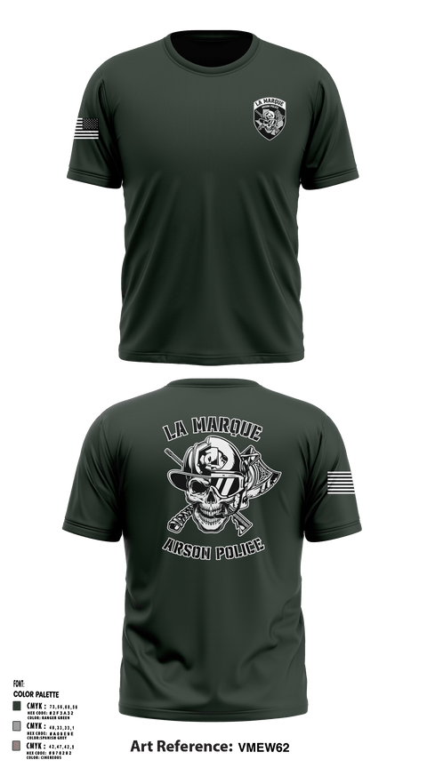 Short Sleeve Performance Shirt, La Marque Arson Police, Police, Teamtime, Team time, sublimation, custom sports apparel, team uniforms, spirit wear, spiritwear, sports uniforms, custom shirts, team store, custom team store, fundraiser sports, apparel fundraiser