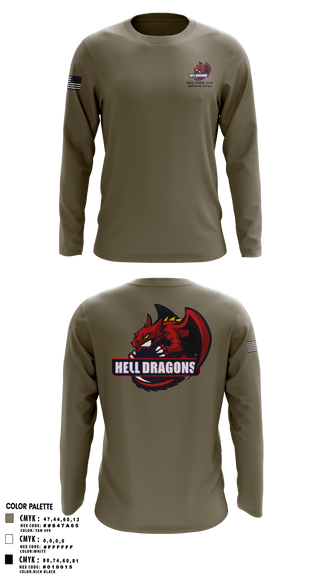 Long Sleeve Performance Shirt, XVIII AIRBORNE CORPS RECEPTION COMPANY, Army, Teamtime, Team time, sublimation, custom sports apparel, team uniforms, spirit wear, spiritwear, sports uniforms, custom shirts, team store, custom team store, fundraiser sports, apparel fundraiser