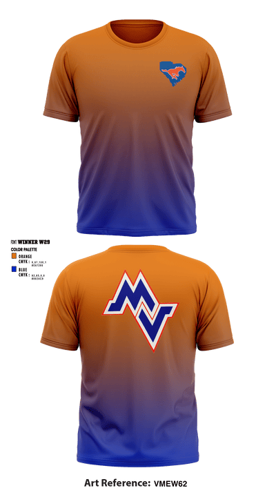 Midland Valley High School Volleyball 20426113 Short Sleeve Performance Shirt - 1