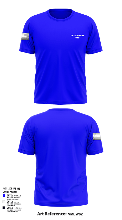 Detachment 340 18126708 Short Sleeve Performance Shirt - 1