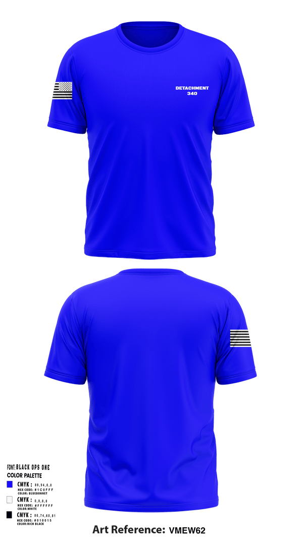 Short Sleeve Performance Shirt, Detachment 340, Air Force, Teamtime, Team time, sublimation, custom sports apparel, team uniforms, spirit wear, spiritwear, sports uniforms, custom shirts, team store, custom team store, fundraiser sports, apparel fundraiser