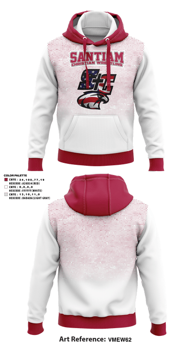 Santiam Christian School Wrestling 60304138 Hoodie - 14