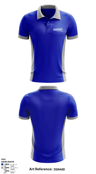 SDHSAA 19396685 Short Sleeve Performance Polo - 1