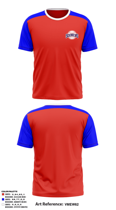 Sydney Sooners Baseball 54007476 Short Sleeve Performance Shirt - 1