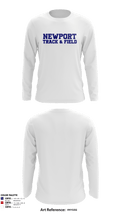 Newport High School Track & Field 49757231 Long Sleeve Performance Shirt - 3
