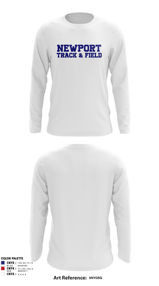 Long Sleeve Performance Shirt, Newport High School Track & Field, Track & Field, Teamtime, Team time, sublimation, custom sports apparel, team uniforms, spirit wear, spiritwear, sports uniforms, custom shirts, team store, custom team store, fundraiser sports, apparel fundraiser