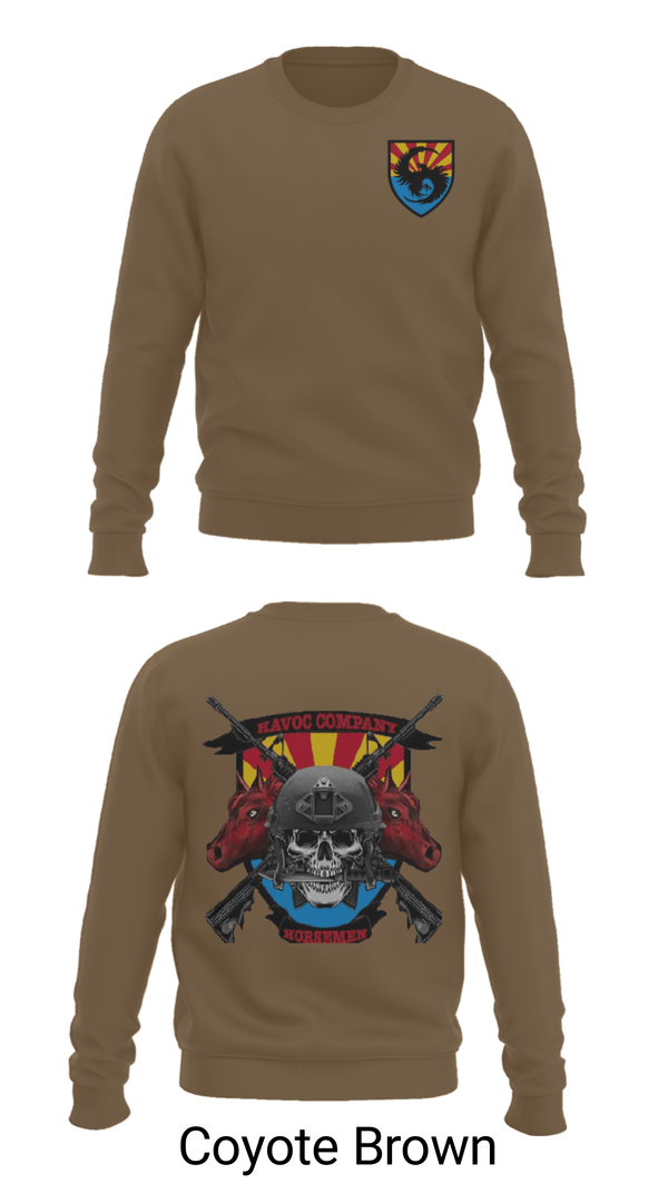 Crew Neck Sweatshirt, , Army, Teamtime, Team time, sublimation, custom sports apparel, team uniforms, spirit wear, spiritwear, sports uniforms, custom shirts, team store, custom team store, fundraiser sports, apparel fundraiser