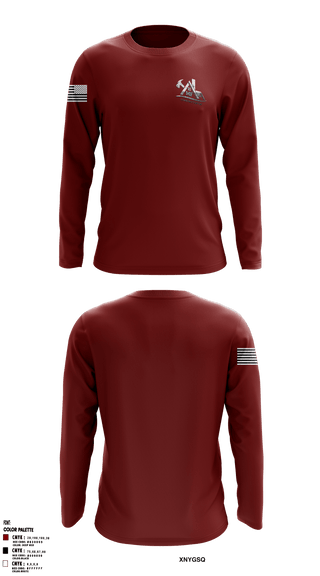 Long Sleeve Performance Shirt, MF CONSTRUCTION LLC, , Teamtime, Team time, sublimation, custom sports apparel, team uniforms, spirit wear, spiritwear, sports uniforms, custom shirts, team store, custom team store, fundraiser sports, apparel fundraiser