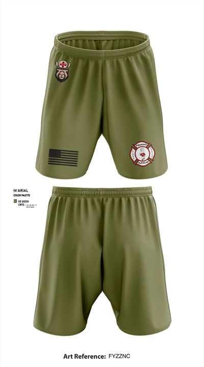 Alpha Company, WBAMC 94187438 Athletic Shorts With Pockets - 2