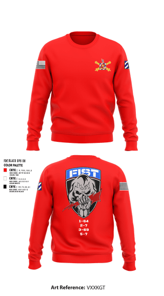 Crew Neck Sweatshirt, 1-41 FA, Army, Teamtime, Team time, sublimation, custom sports apparel, team uniforms, spirit wear, spiritwear, sports uniforms, custom shirts, team store, custom team store, fundraiser sports, apparel fundraiser