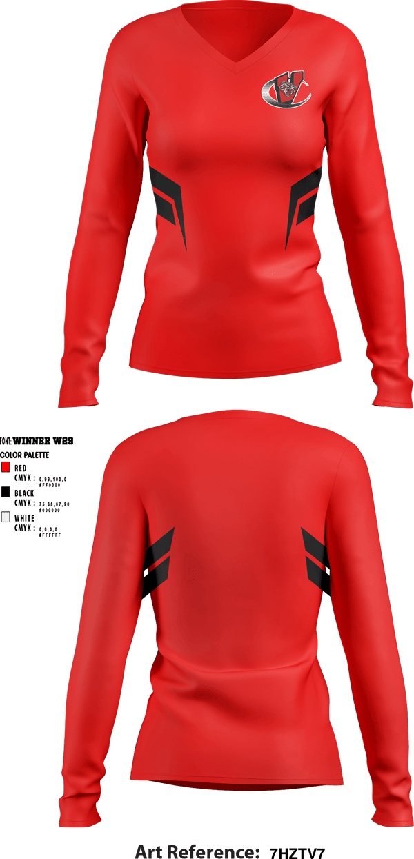 Women's Long Sleeve Vneck Shirt, Vestaburg High School Basketball, Women's Basketball, Teamtime, Team time, sublimation, custom sports apparel, team uniforms, spirit wear, spiritwear, sports uniforms, custom shirts, team store, custom team store, fundraiser sports, apparel fundraiser