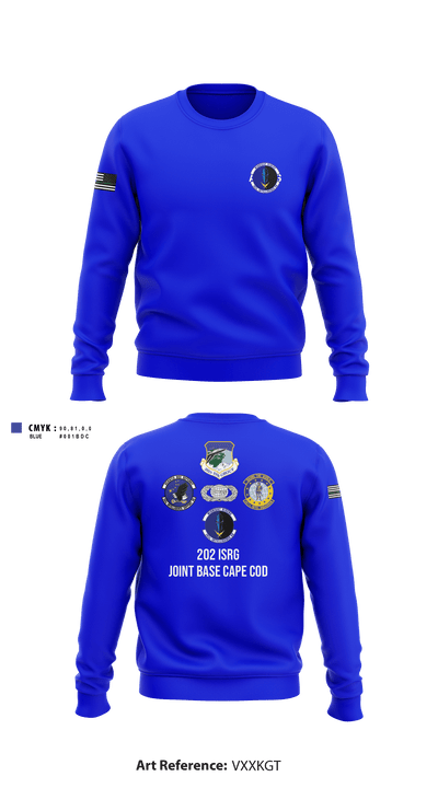 203d Intelligence Squadron 80622247 Crew Neck Sweatshirt - 1