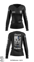 SDRPA 9691441 Women's Long Sleeve V-neck Shirt - 6