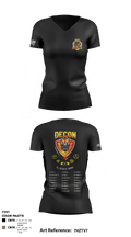 272 Chemical Decon 1 62690380 Women's Short Sleeve V-neck Shirt - 12