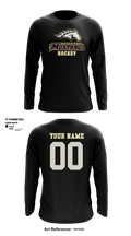 Menomonie High School Ice hockey 95189103 Long Sleeve Performance Shirt - 9