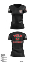 Fire District 13 inc. 2500867 Women's Short Sleeve V-neck Shirt - 1