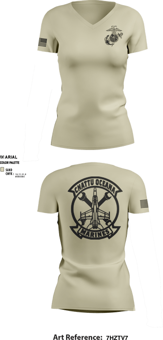 Women's Short Sleeve Vneck Shirt, , Marines, Teamtime, Team time, sublimation, custom sports apparel, team uniforms, spirit wear, spiritwear, sports uniforms, custom shirts, team store, custom team store, fundraiser sports, apparel fundraiser
