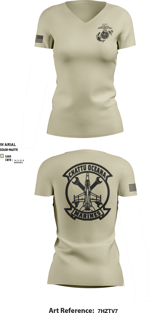 Women's Short Sleeve Vneck Shirt, , Marines, Teamtime, Team time, sublimation, custom sports apparel, team uniforms, spirit wear, spiritwear, sports uniforms, custom shirts, team store, custom team store, fundraiser sports, apparel fundraiser